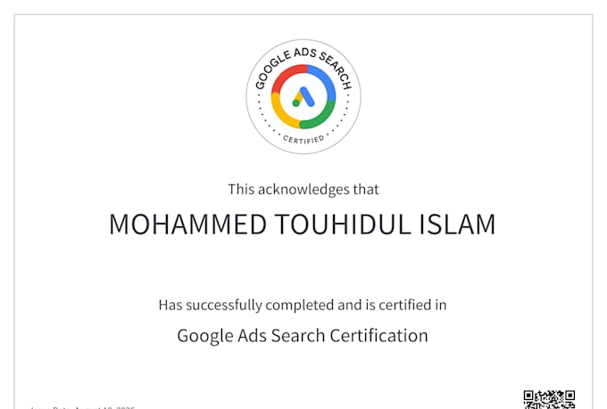 audit and setup google ads campaign for local business